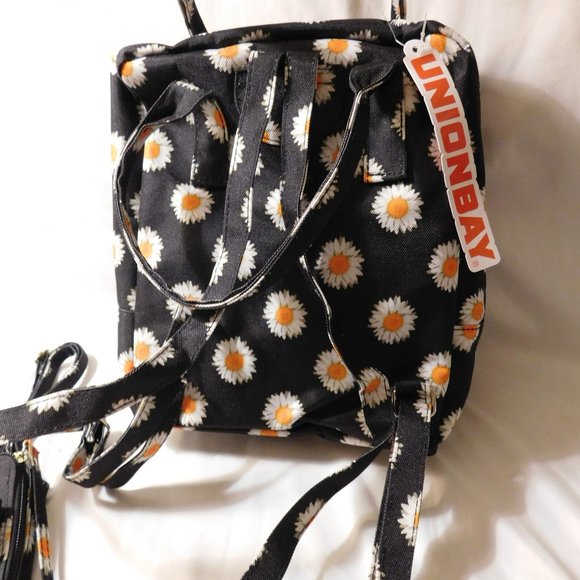 Union Bay Mini Backpack and Phone Case Wallet with Sunflower Designs NWT - Picture 3 of 10